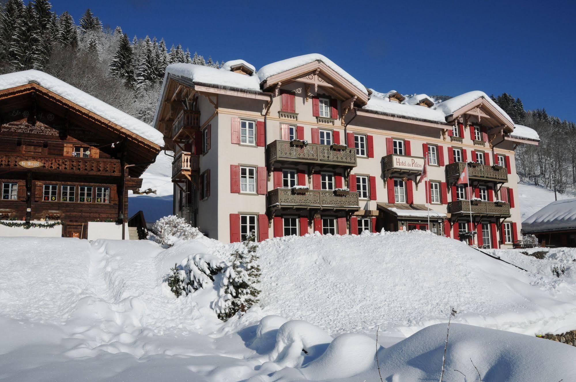 Swiss Historic Hotel du Pillon Les Diablerets Extérieur photo